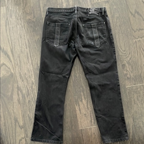 Men’s Burberry Black Straight Jeans Classic Style - Picture 3 of 3